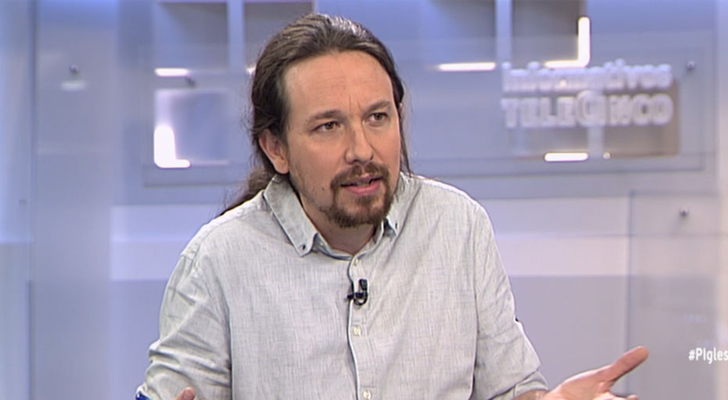 Pablo Iglesias en 'Informativos Telecinco'