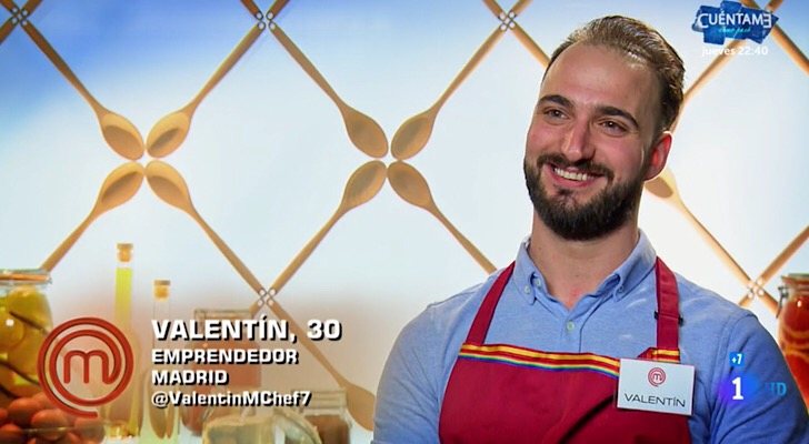 Valentín, concursante de 'MasterChef 7'