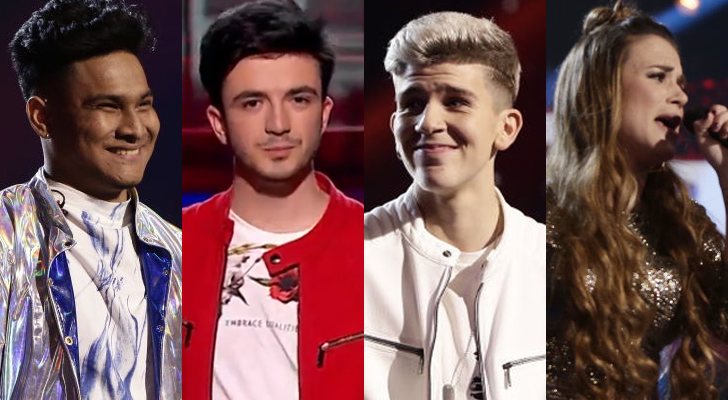 Lion, Javier, Marlo y Lorena, concursantes eliminados de &#39;La Voz&#39;