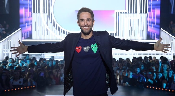 Roberto Leal en el plató de 'Operación Triunfo 2018'