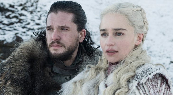 Jon Nieve y Daenerys en la última temporada de 'Juego de tronos'
