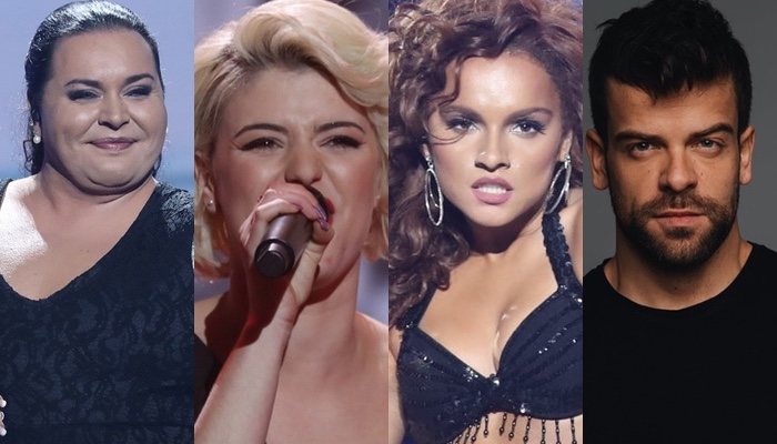 Falete, Alba Reche, Melody y Ricky Merino