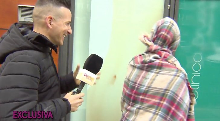 Maite Galdeano finge ser una mujer árabe