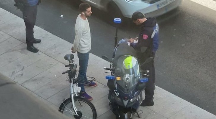 David Broncano, "pillado" con la Policía en plena Gran Vía