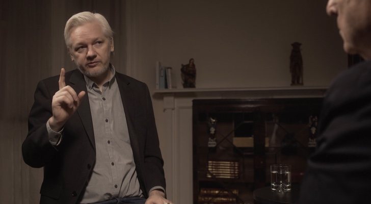 Julian Assange con Iañki Gabilondo en 'Cuanto ya no esté'