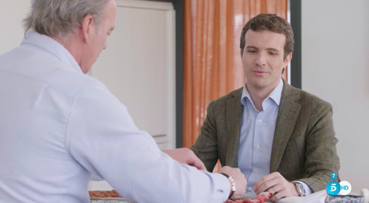 Bertín Osborne y Pablo Casado en &#39;Mi casa es la tuya&#39;
