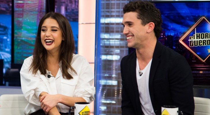 María Pedraza y Jaime Lorente en 'El hormiguero'