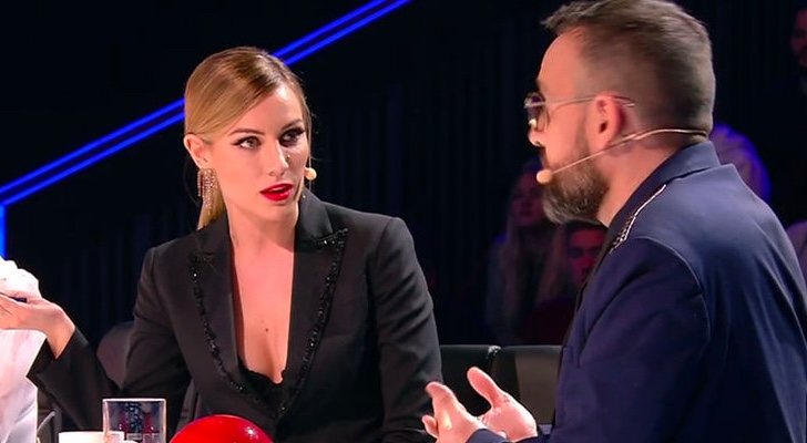 Edurne y Risto Mejide en 'Got Talent España'