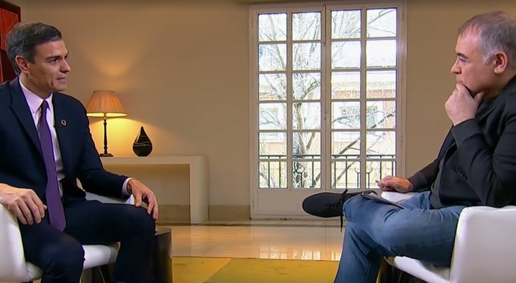 Pedro Sánchez y Ferreras en &#39;Al rojo vivo&#39;