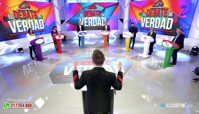 Risto Mejide ejerció de moderador en 'El debate de verdad'