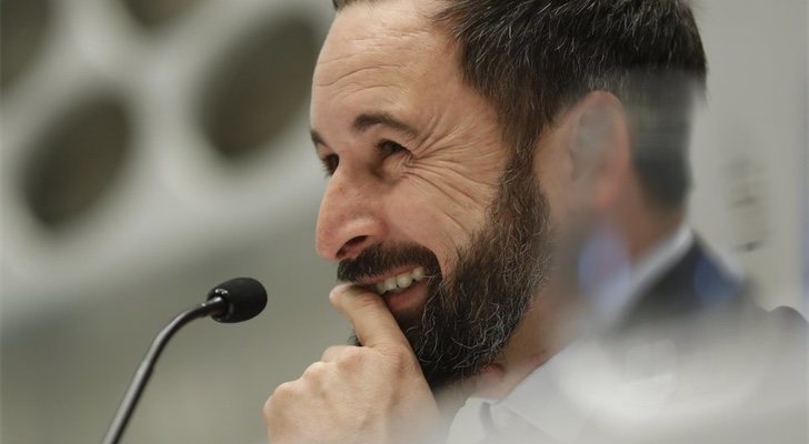 Santiago Abascal, líder de VOX e invitado al debate de Atresmedia