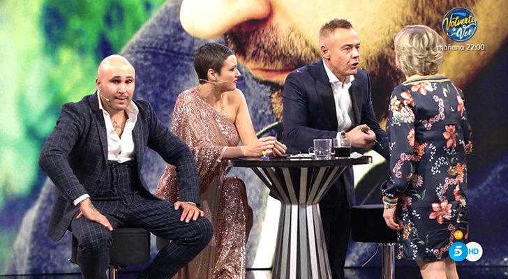 Kiko Rivera y María Jesús presencian un cara a cara entre Jordi González y Juani en 'GH Dúo'