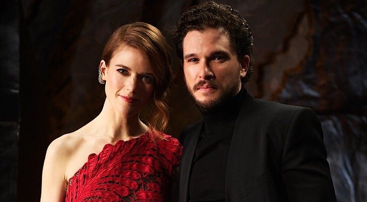 Kit Harington y su esposa Rose Leslie en la premiere de la octava temporada de &#39;Juego de Tronos&#39;