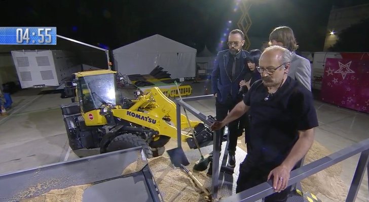 El equipo de 'Got Talent' esperando la salida de Alfred Cobami