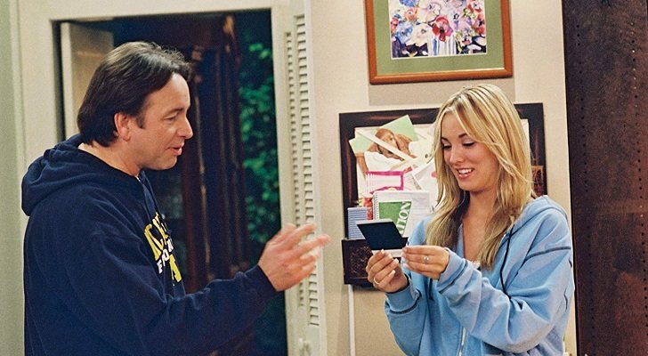 John Ritter y Kaley Cuoco en 'No con mis hijas'