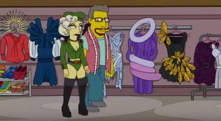 Lady Gaga en 'Los Simpson'