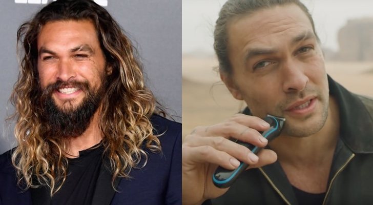 Jason Momoa se afeita su característica barba por una buena causa