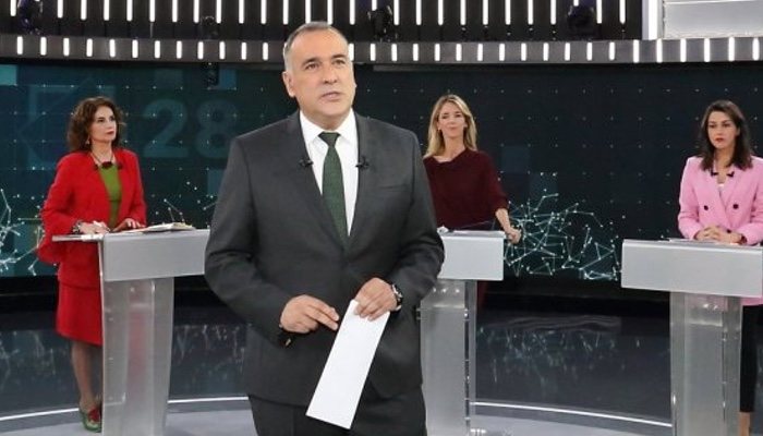 Xavier Fortes durante 'El Debate a seis'