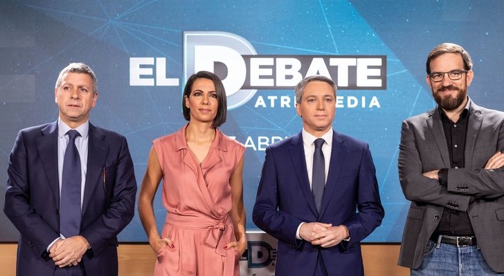 Santiago González, Ana Pastor, Vicente Vallés y César González Antón