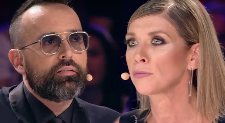 Risto Mejide y Eva Isanta en 'Got Talent'