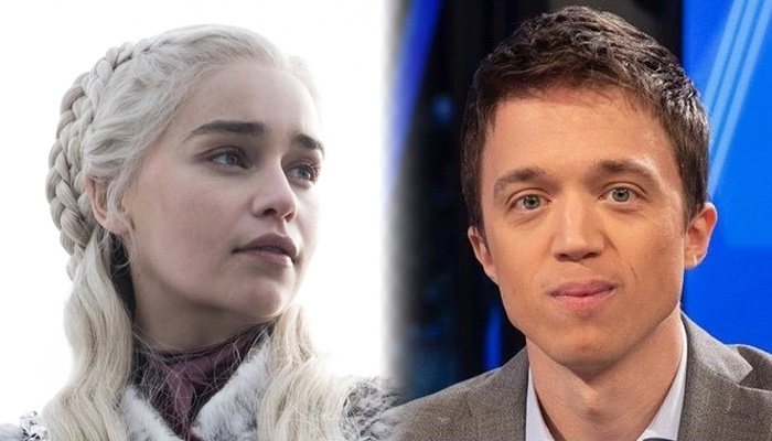 Emilia Clarke como Daenerys en &#39;Juego de Tronos&#39; e Íñigo Errejón