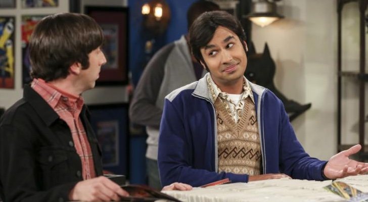 Kunal Nayyar y Simon Helberg como Howard y Raj en &#39;The Big Bang Theory&#39;