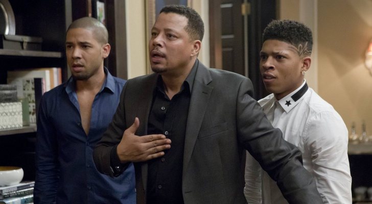 Jussie Smollett, Terrence Howard y Bryshere Y. Gray en 'Empire'