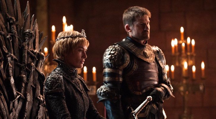 Cersei y Jaime Lannister en 'Juego de tronos'
