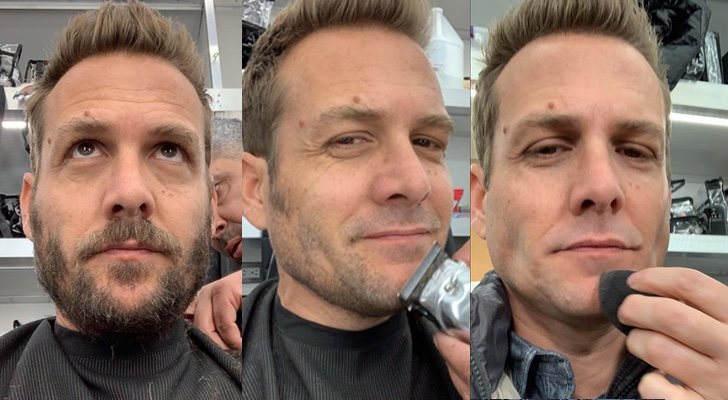 El afeitado de Gabriel Macht para ser Harvey Specter en 'Suits'