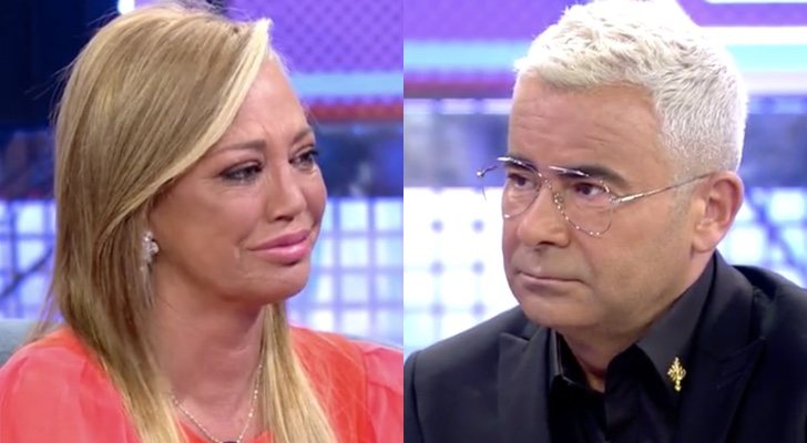 Belén Esteban y Jorge Javier Vázquez en 'Sábado deluxe'