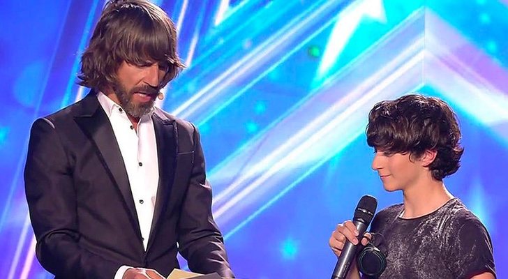 Santi Millán junto a un concursante de &#39;Got Talent España&#39;
