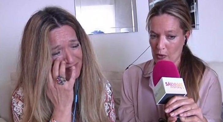 Las Mellis durante una conexión en directo en 'Sálvame'