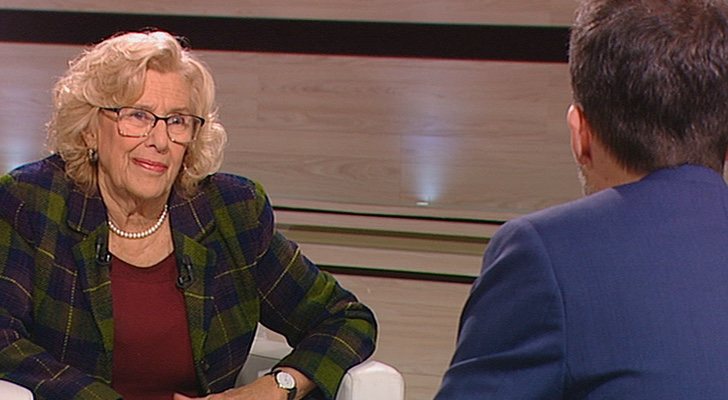 Manuela Carmena, en Telemadrid