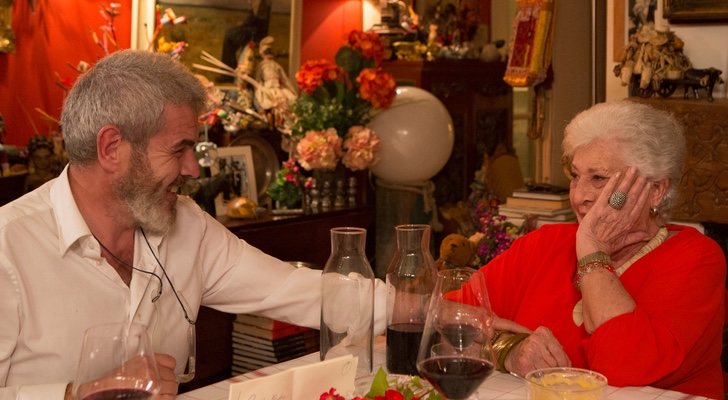 Caprile y su madre compartieron un momento muy dulce en 'Cena con mamá'
