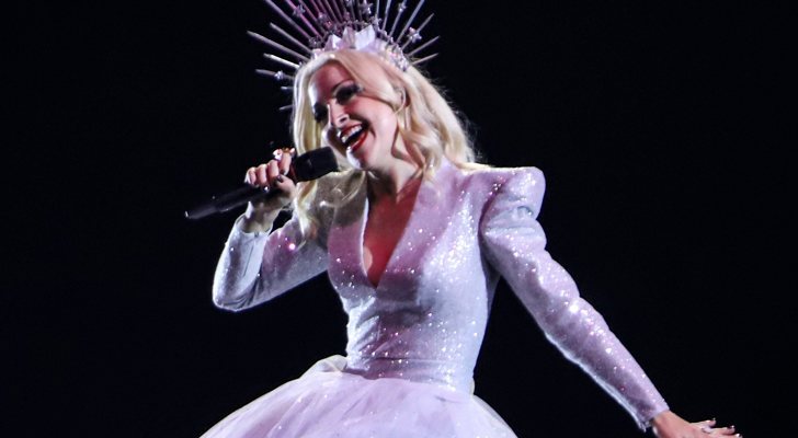 Kate Miller-Heidke, representante de Australia, en su primer ensayo en Eurovisión 2019