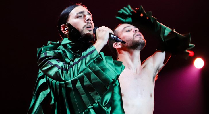 Conan Osiris, representante de Portugal, en su primer ensayo en Eurovisión 2019