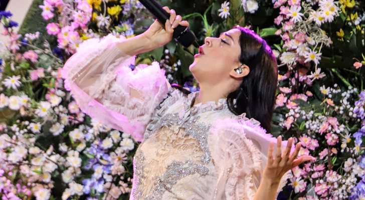 Katerine Duska, representante de Grecia, en su primer ensayo en Eurovisión 2019