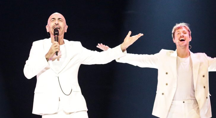 Serhat, representante de San Marino, en su primer ensayo en Eurovisión 2019