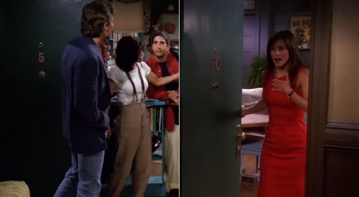 Mónica pasó de vivir en el número 4 al 20 en 'Friends'