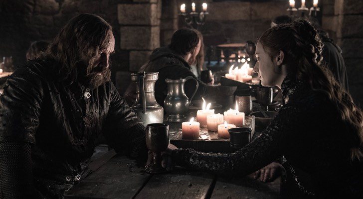 El Perro y Sansa recuerdan su encuentro en la Batalla del Aguasnegras