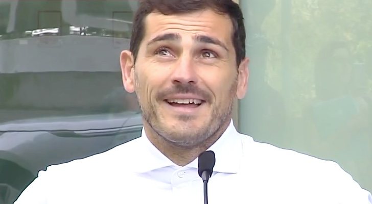 Iker Casillas en imágenes recogidas por 'Deportes Cuatro'