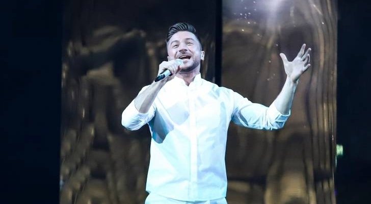 Serguéi Lázarev, en el primer ensayo de "Scream"