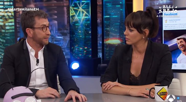 Pablo Motos y Marta Milans en 'El homiguero'
