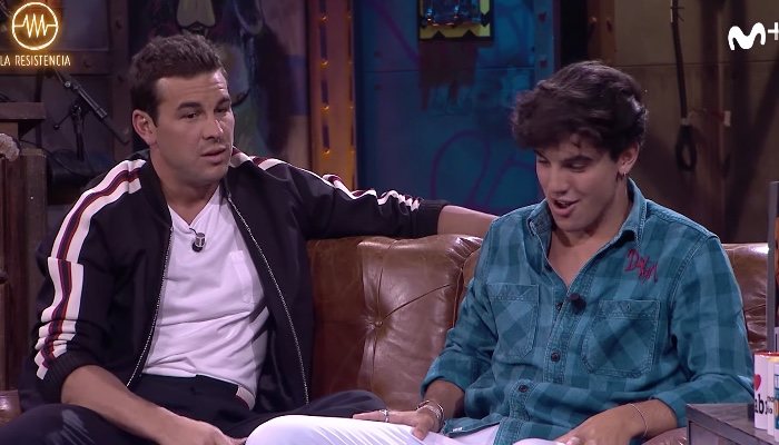 Mario Casas y su hermano Óscar visitaron 'La resistencia'