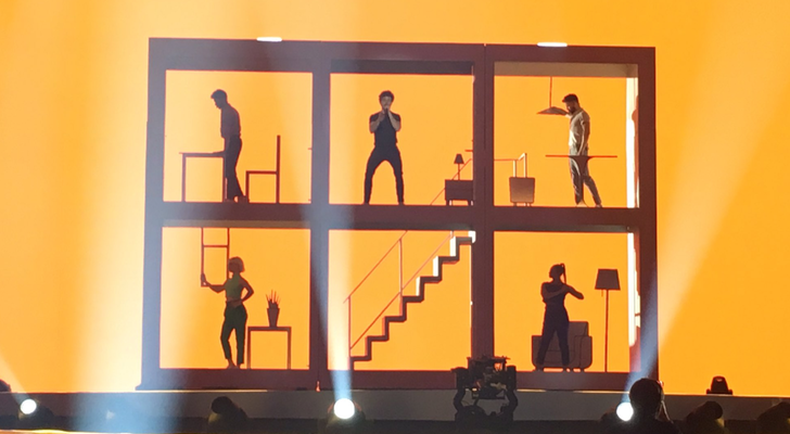 Ensayo de Miki Núñez en Eurovisión 2019