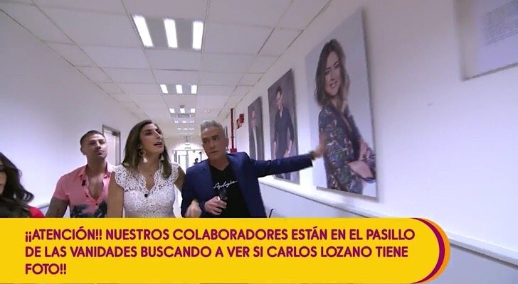 Paz Padilla y Kiko Hernández recorren los pasillos de Mediaset en 'Sálvame'
