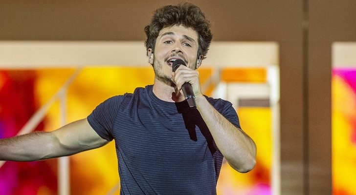 Miki Núñez en su ensayo en Eurovisión 2019