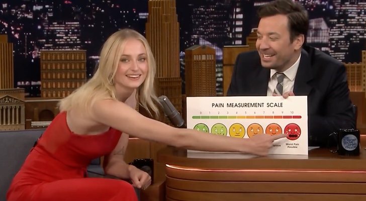 Sophie Turner señala el dolor que causará 'Juego de Tronos' ante Jimmy Fallon