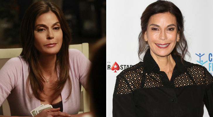 Teri Hatcher en 'Mujeres desesperadas' (izq.) y en la actualidad (der.)