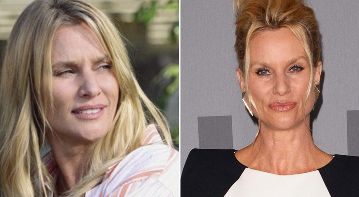 Nicollette Sheridan en 'Mujeres desesperadas' (izq.) y en la actualidad (der.)